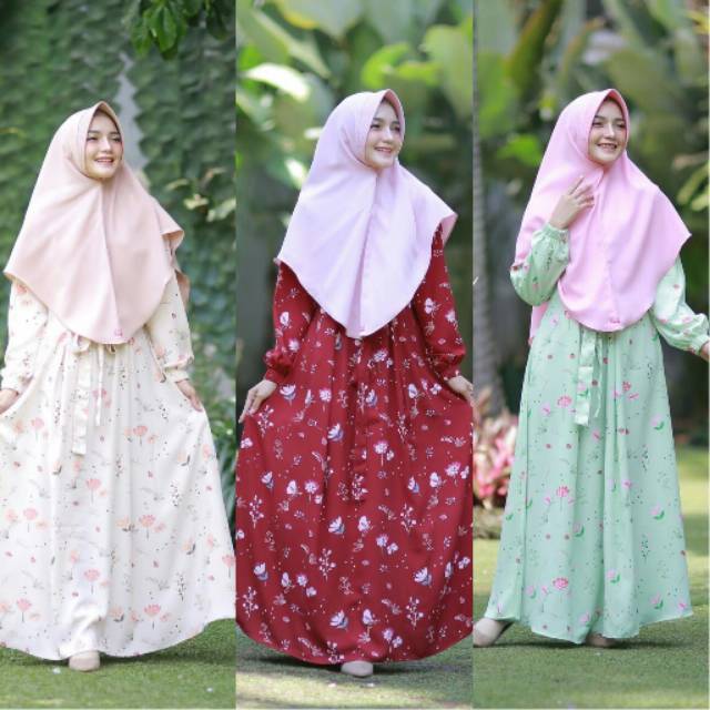 Yara dress by sheika hijab - gamis motif