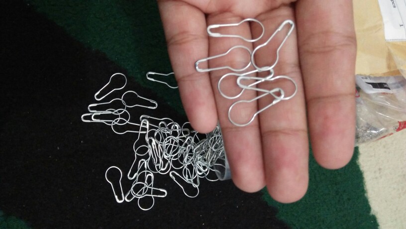 100pcs Peniti Bohlam/labu Silver Anti Nyangkut