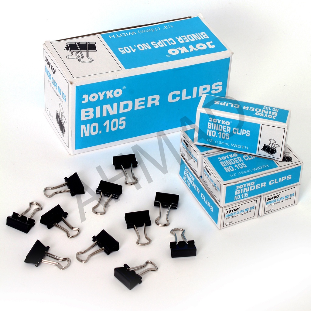

Binder Clip No.105 Joyko - [ PACK KECIL ]