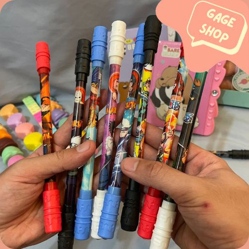 

pulpen bolpen gel pen putar magnet karakter anime (4/8/12 pcs) lucu pen ATK alat tulis kebutuhan anak sekolah imut bisa COD termurah bisa COD import