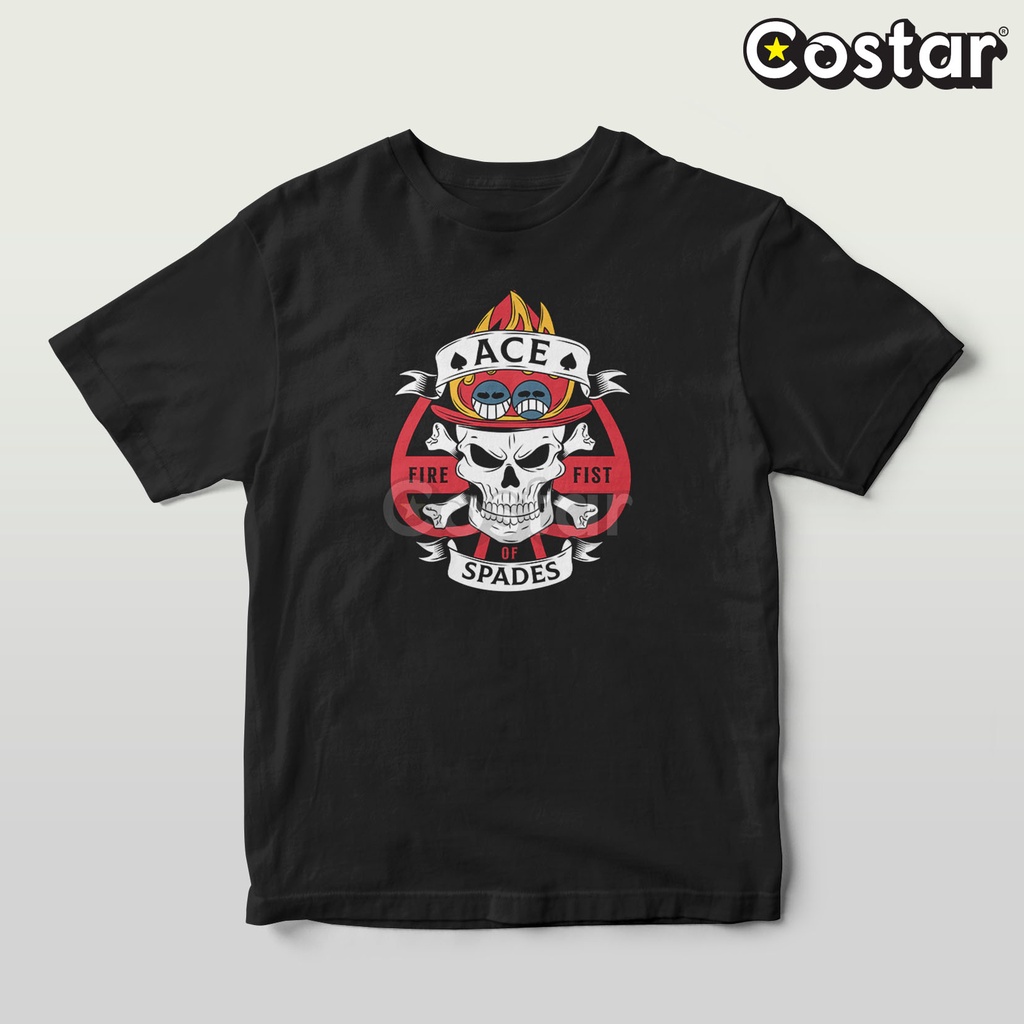 terlaris the best seller Kaos Anime One Piece Ace Logo