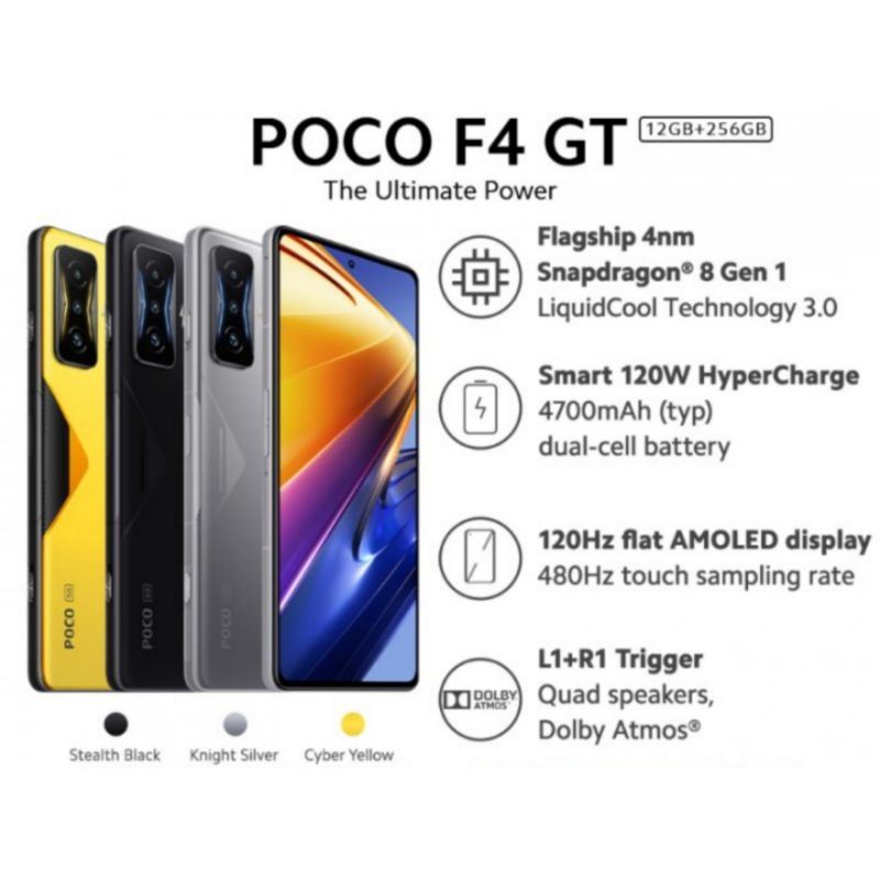 poco f4 gt ram 12 256 gb garansi resmi