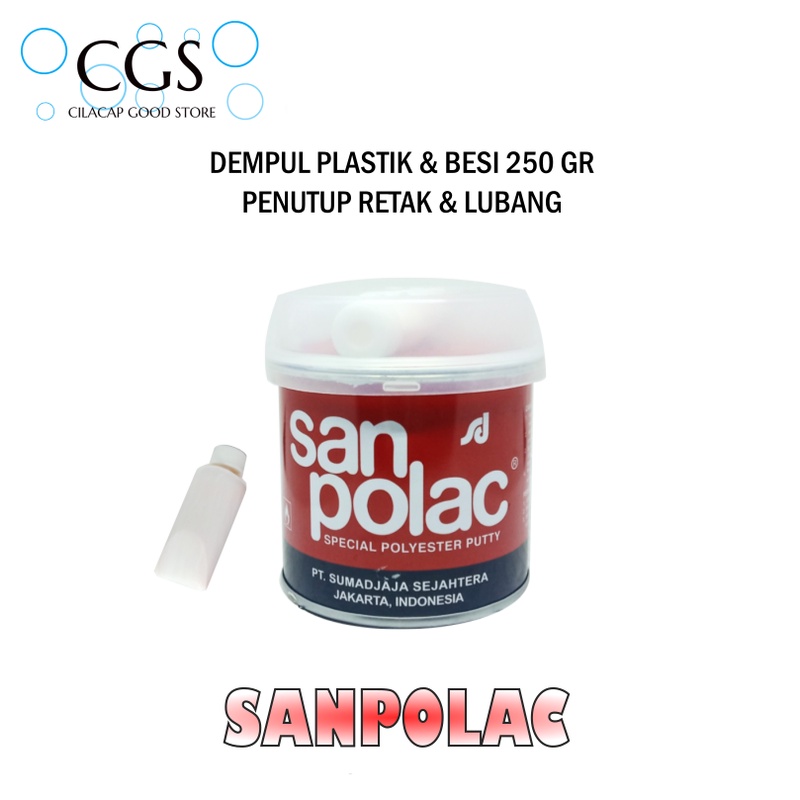 DEMPUL MOTOR SANPOLAC 250 gram - dempul mobil - dempul body motor - dempul motor - dempul sanpolac -