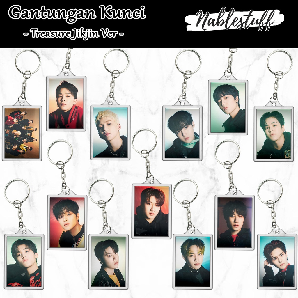 Gantungan Kunci Ganci Treasure Jikjin Ver //Gantungan Kunci Akrilik // Merchandise Kpop