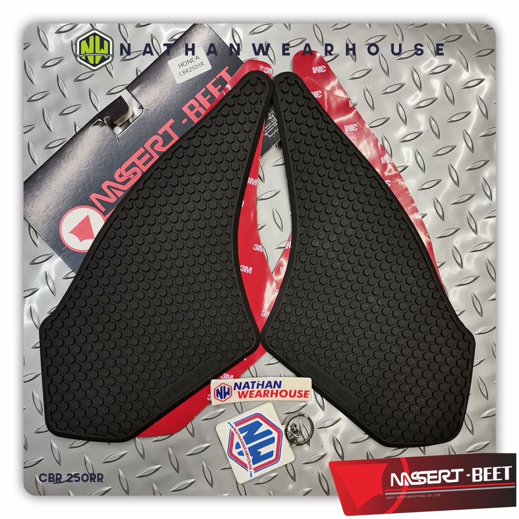 Tankpad Tankgrip Sidepad SideGrip Rubber Karet Tangki Premium CBR 250 RR 250RR