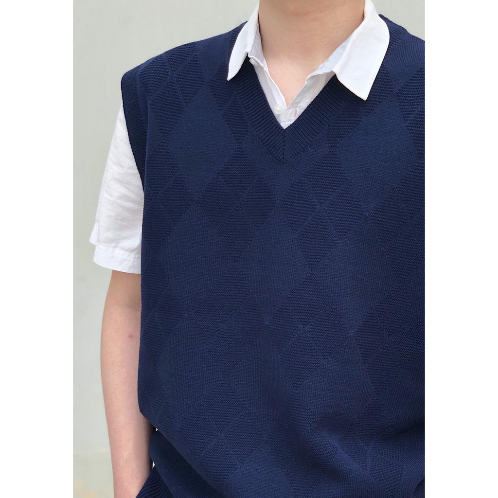 Knit Republic Kai Men Knit Vest - Rompi rajut pria - Knit vest