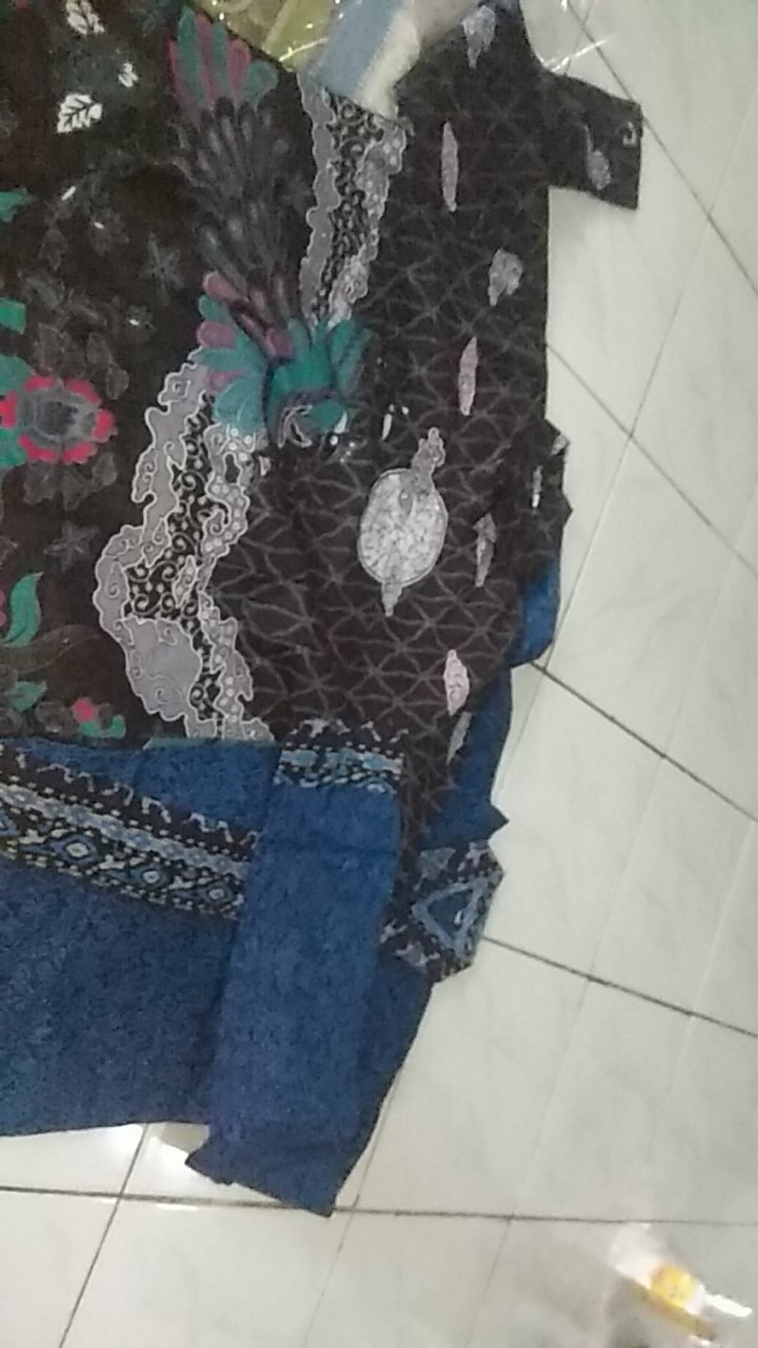 Batik Couple Keluarga Sania Ruffle Ori Ndoro Jowi Dnt