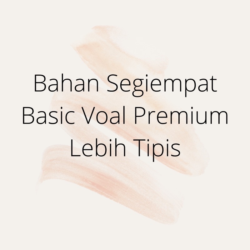 Hijab Basic Voal Umama Part 1-2