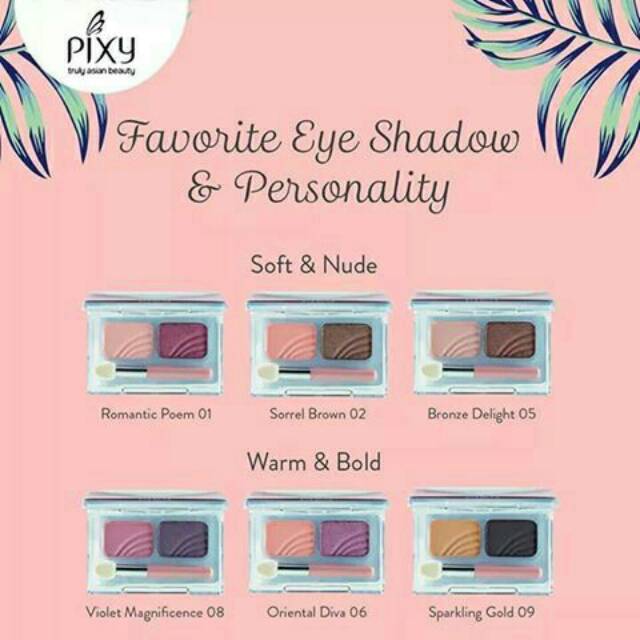 ☃Cutezz_Ching1☃Pixy Eyeshadow 2.8g - Eyeshadow 2 Shades