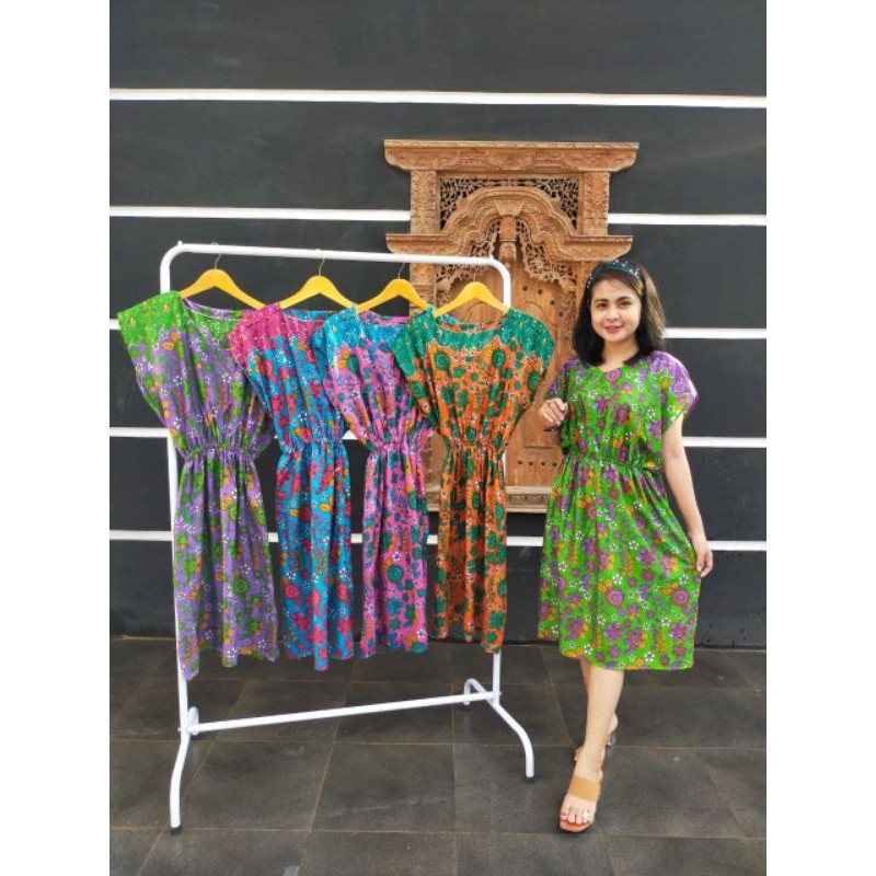 sale daster lowo kerut manohara jumbo ld 110 daster batik ECER grosir murah solo