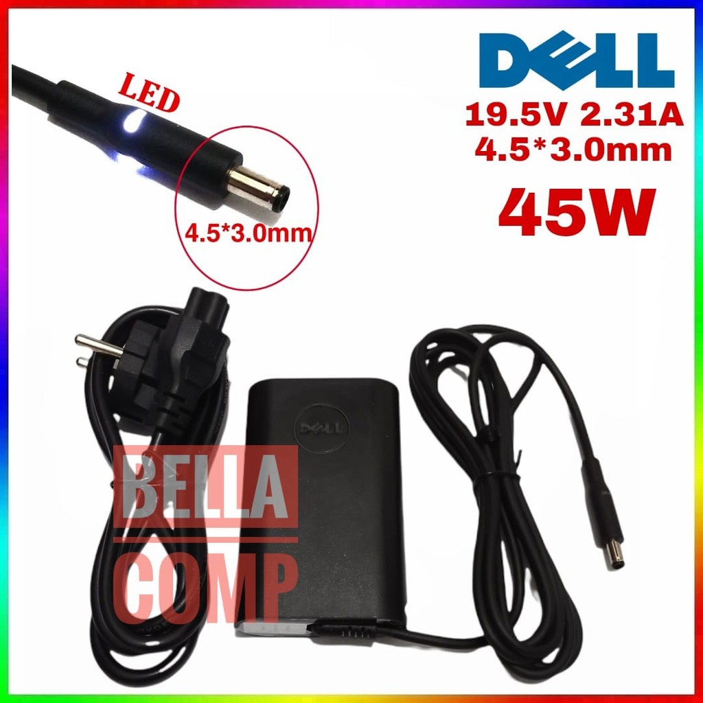 ADAPTOR CHARGER LAPTOP DELL Dell Inspiron 15 3552 5565 P66F 5566 5579 7568 P47F P51F P55F P58F 19.5V 2.31A 4.5*3.0MM 45W