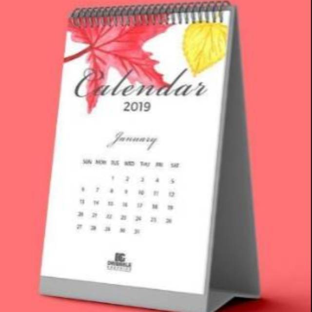 

kalender duduk kalendermeja kalender 2019 cetak kalender spiral