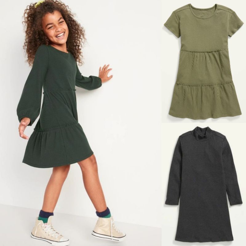 Dress Rib Anak Perempuan Old Navy