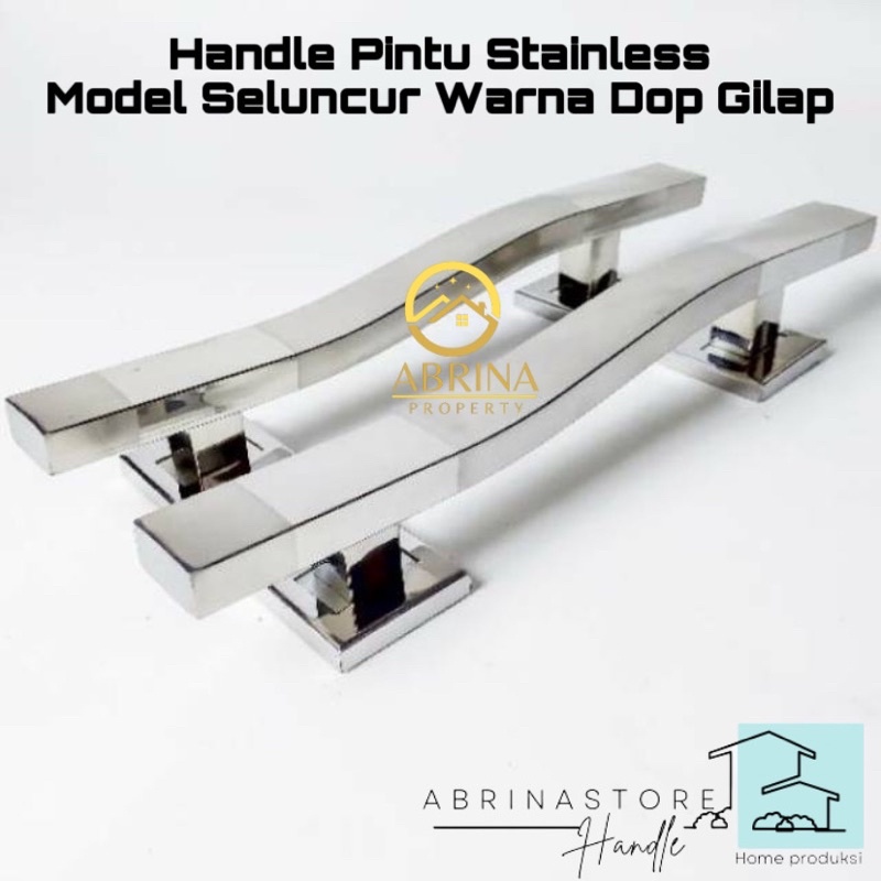 handle pintu rumah stainless model seluncur tarikan gagang pintu rumah minimalis 45cm 33cm handel hendel pintu rumah murah