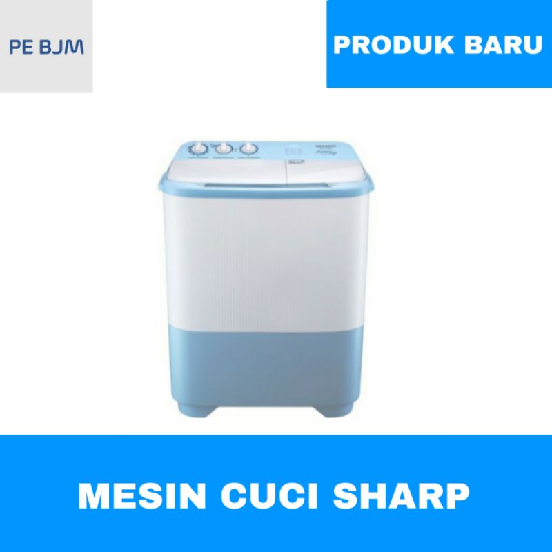 MESIN CUCI SHARP 9 KG - ES-T99-SJ - GARANSI RESMI - KIRIM INVOICE