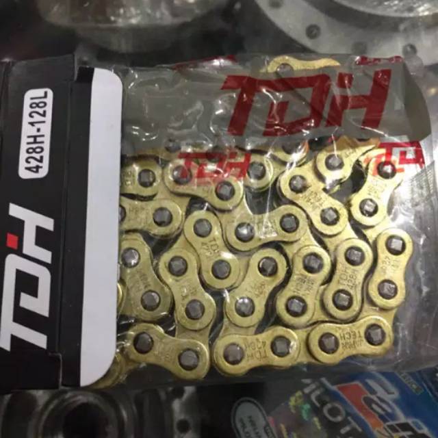 rantai gold TDH JAPAN 428 - 140L 428-128L ninja,vixion,klx,crf dll