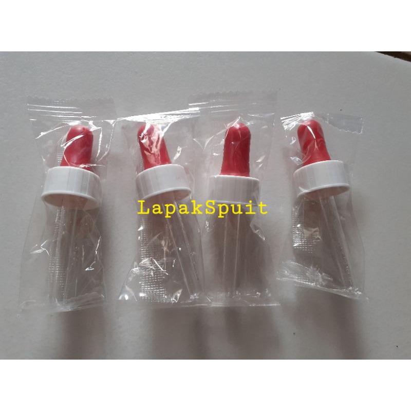 pipet drop / pipet obat / pipet drop merah / kuning  pipet kaca / pipet plastik