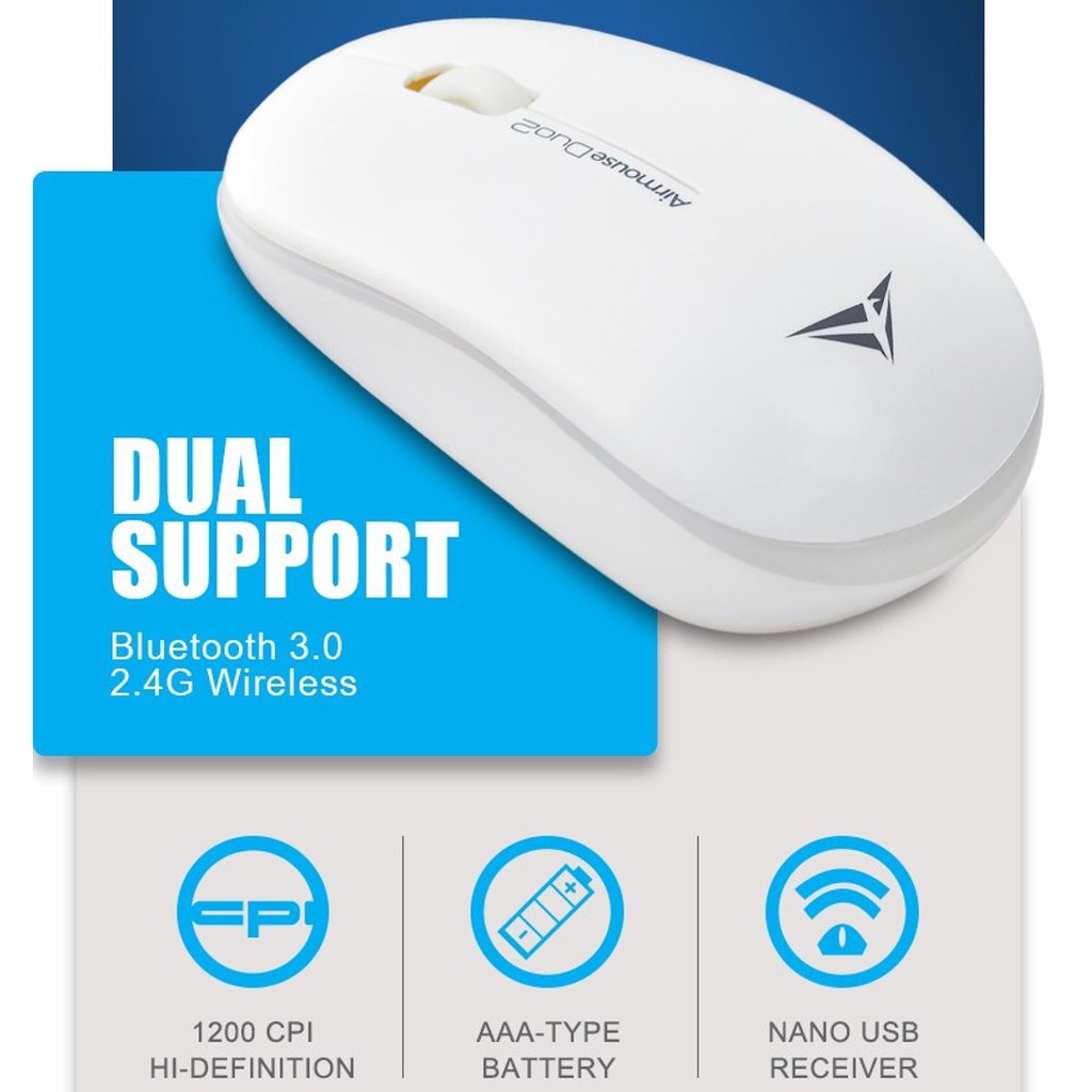 Alcatroz Airmouse DUO 2 Wireless &amp; Bluetooth