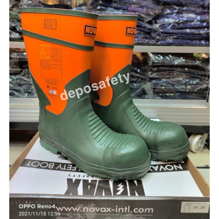 Sepatu Anti Listrik Novax 20 Kv - 20.000 V - Safety Shoes Electrical Novax 20 Kv - Sepatu Boots Anti Listrik