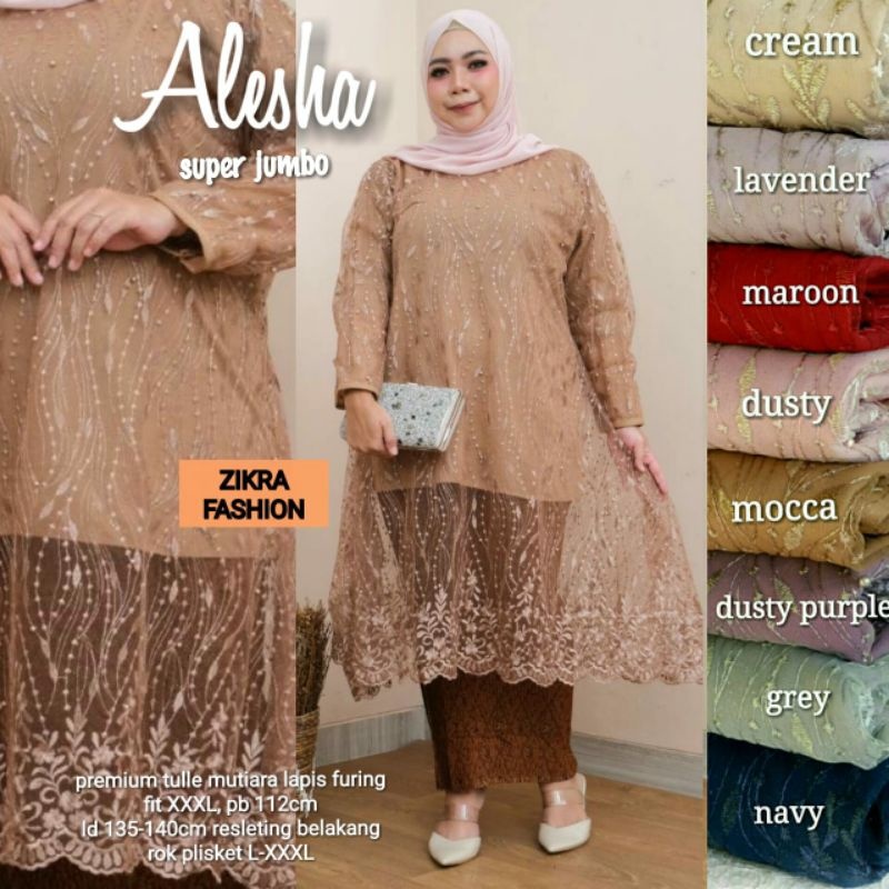 Alesha Kebaya Super Jumbo LD 140 Kebaya Brukat / Jumbo Kebaya Jumbo Brukat / Kebaya LD 140