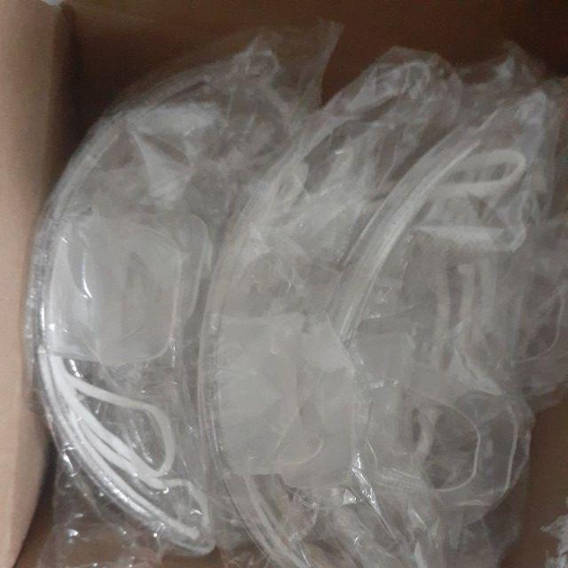 Mask Plastic Transparent,masker Penutup Mulut Plastik Transparan