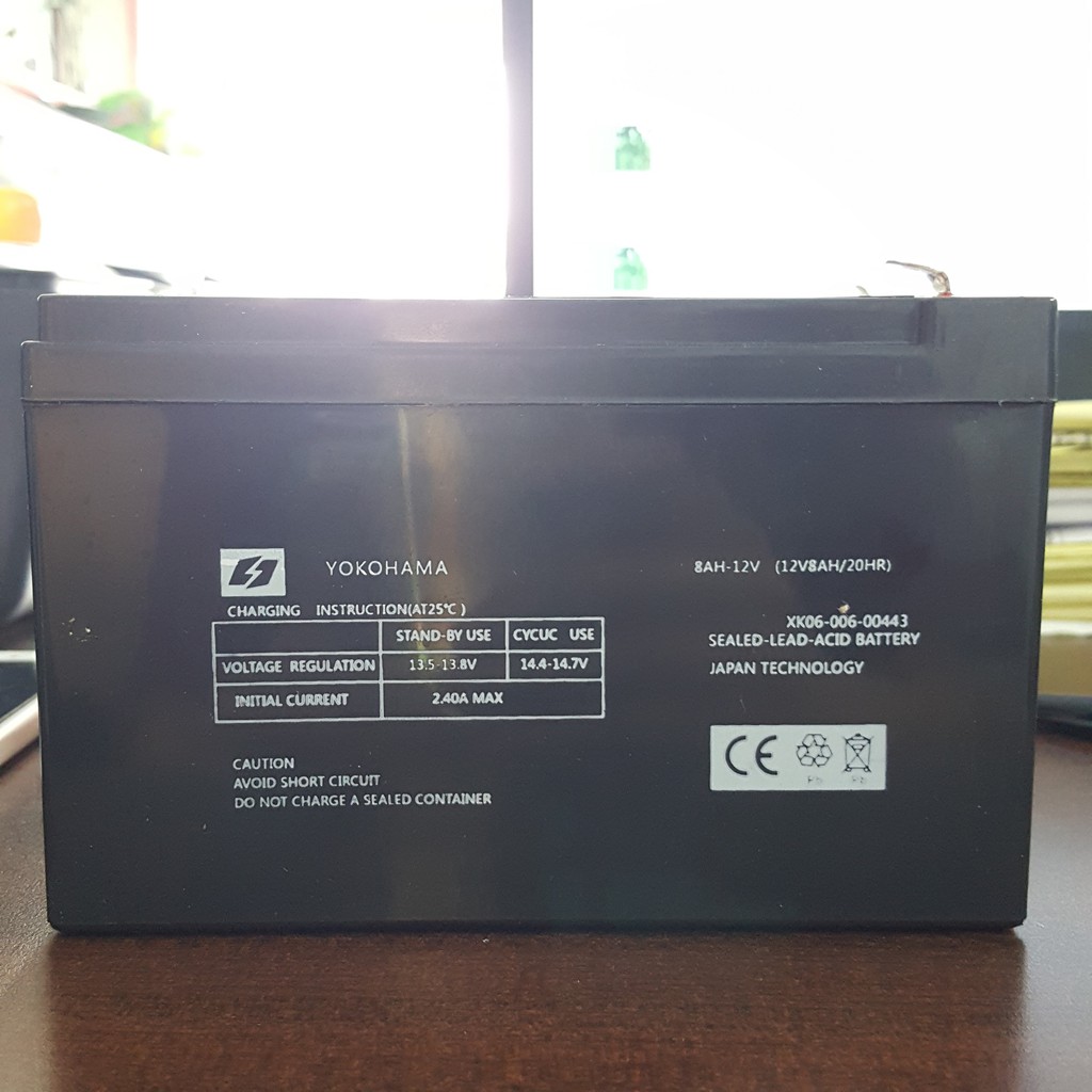Aki baterai Sprayer Elektrik Yokohama 12V 8AH