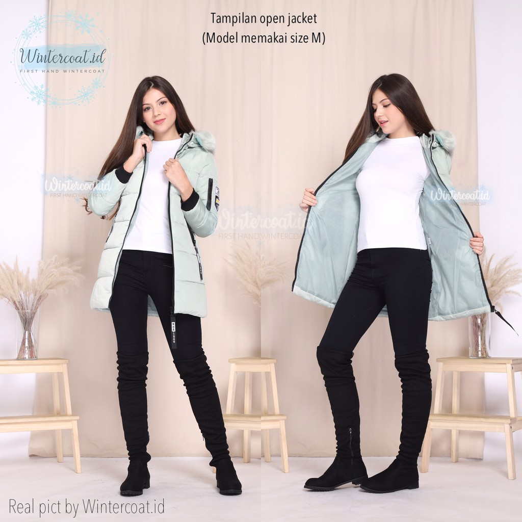 READY INDONESIA FIFI Winter coat women mantel hangat cewek wanita musim dingin jumbo big size