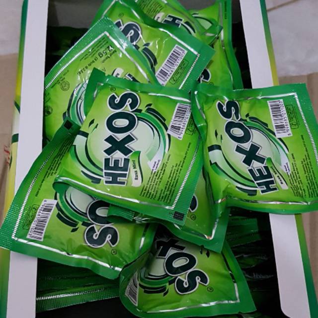 

PERMEN HEXOS - PENYEGAR TENGGOROKAN - 5 pack kecil