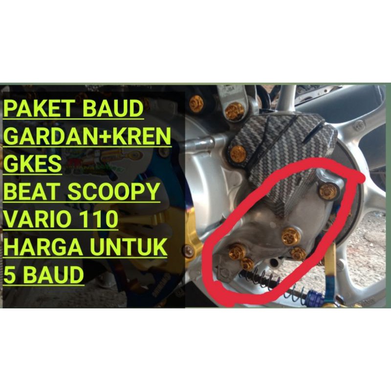 Set Baut Probolt Gardan krengkes beat scoopy vario 110 original heng
