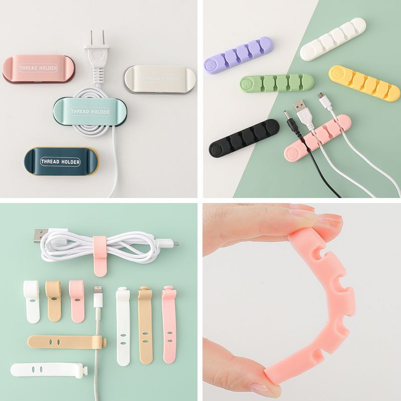 0CABLE HOLDER CLIP ORGANIZER GANTUNGAN CANTOLAN KABEL CHARGER