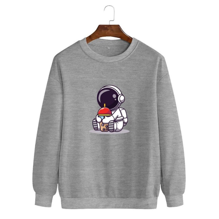 Noveli wear - Sweatshirt roughneck | sweater crewneck basic unisex distro bahan berkualitas sablon digital 002