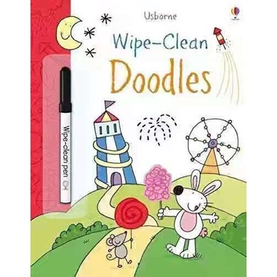 Wipe and clean buku aktivitas anak reusable ( Free Spidol )