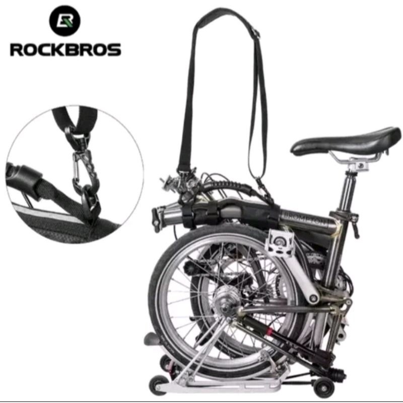 carying carrying shoulder strap tali brompton trifold seli tas jinjing sepeda lipat carry handle