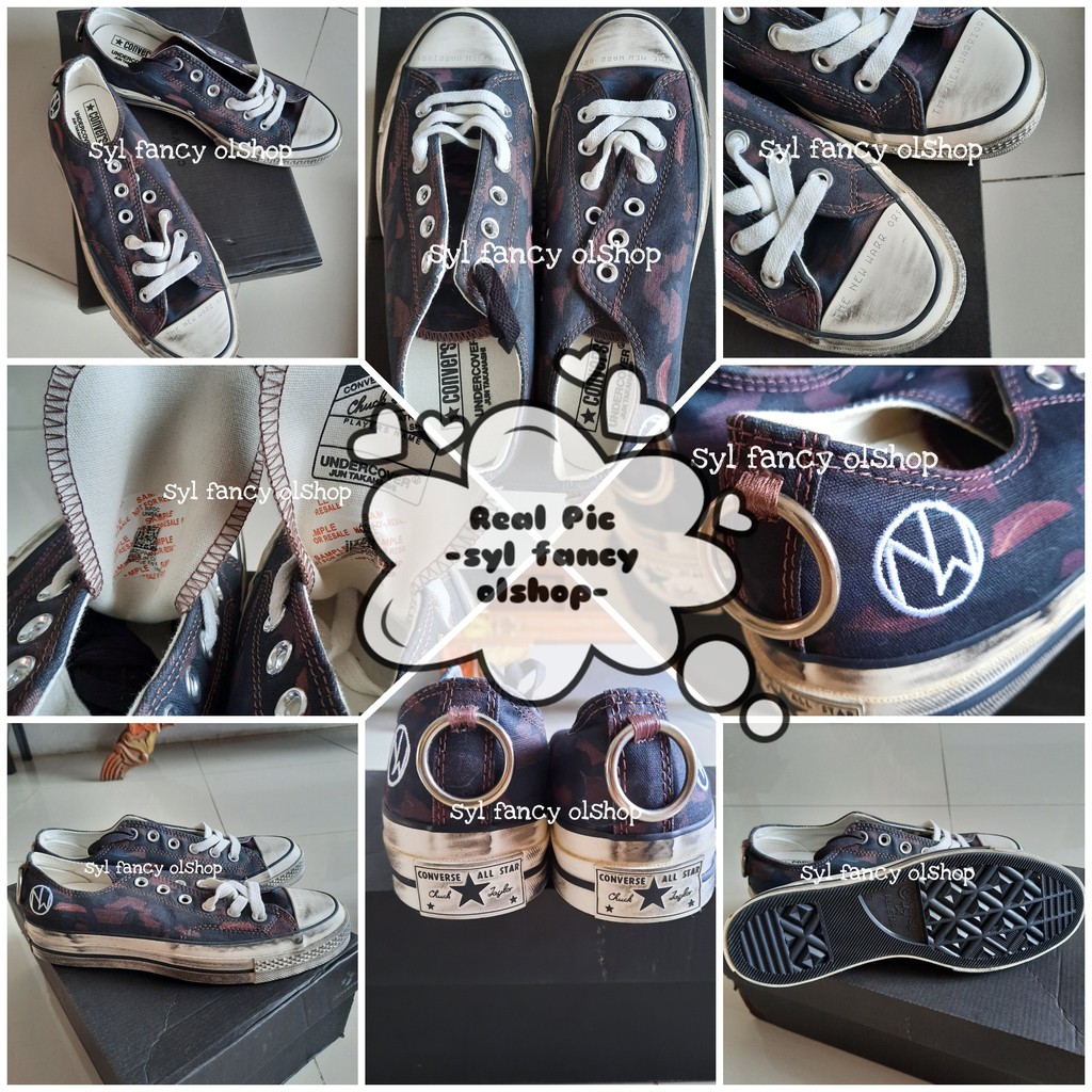 Sepatu Converse All Star Ox Undercover Jun Takahashi Camo Sneakers Pria Wanita Special Edition