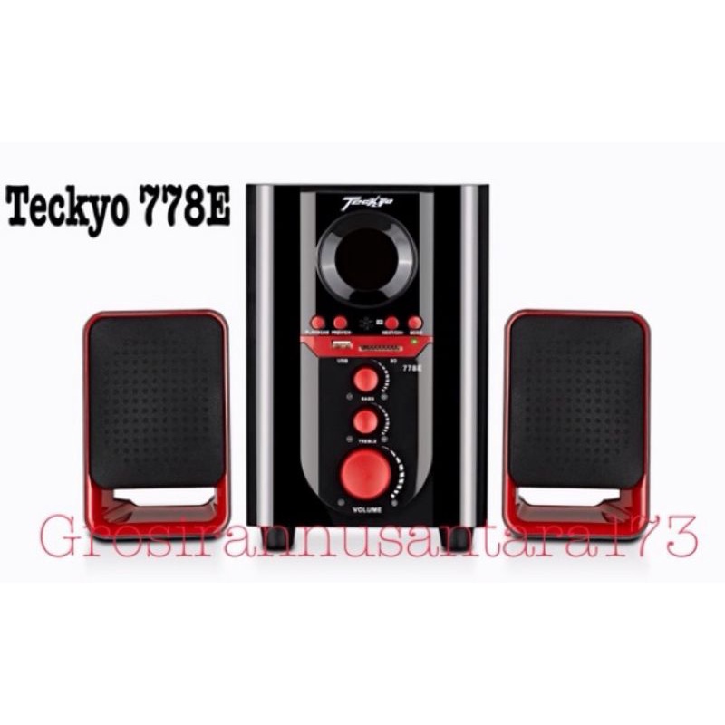 Speaker Teckyo 778C Bluetooth Superr Bass Original By GMC