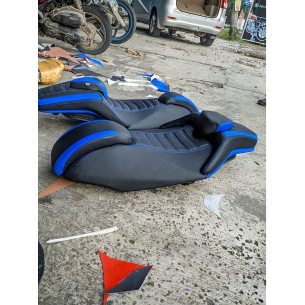 JOK YAMAHA AEROX 155 MODIF-jok aerox 155 model  Transformers Bahan full mbtech