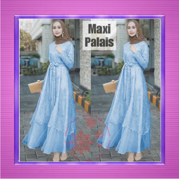 TERBARU Ashanty Gown baju pesta Brokat Tabur mutiara velvet