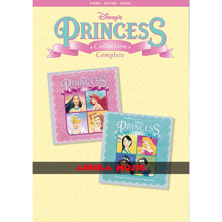 Buku Piano Disney / (PD-39) PRINCESS COLLECTION / Buku Piano Anak
