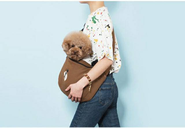 SNIFF x LINE FRIENDS Brown Cotton Sling Bag