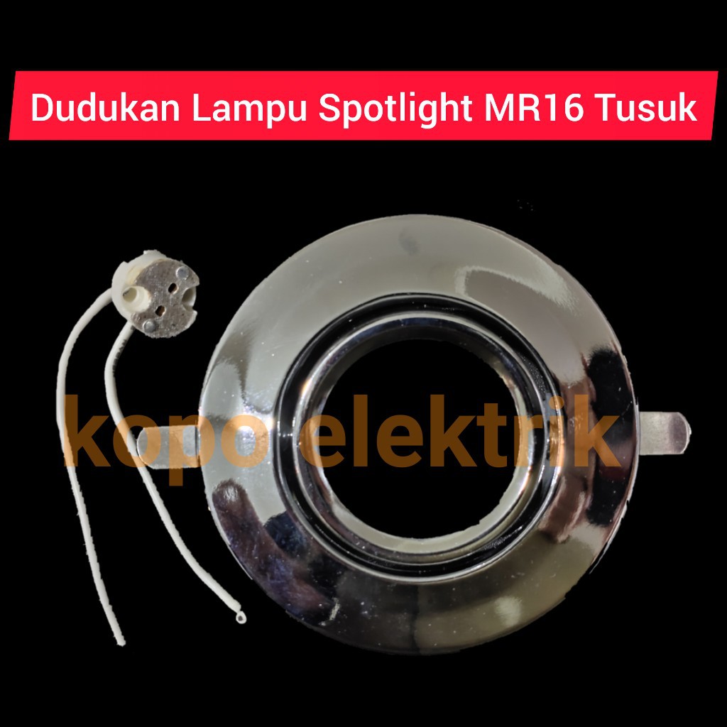 Dudukan + Fitting Lampu Halogen Hattasu