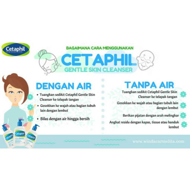 cara menggunakan cetaphil gentle skin cleanser