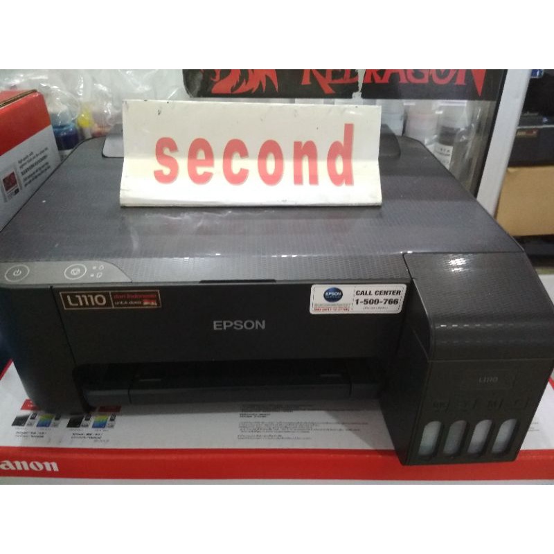 printer epson L1110 print only second