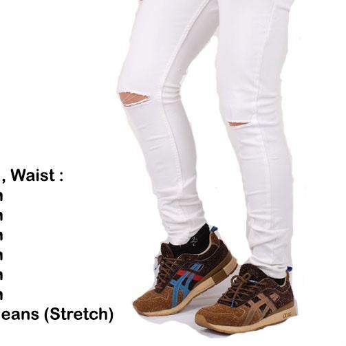 ◌ Brotherholic celana ripped jeans pria panjang broken white / long skinny jeans broken white ➫