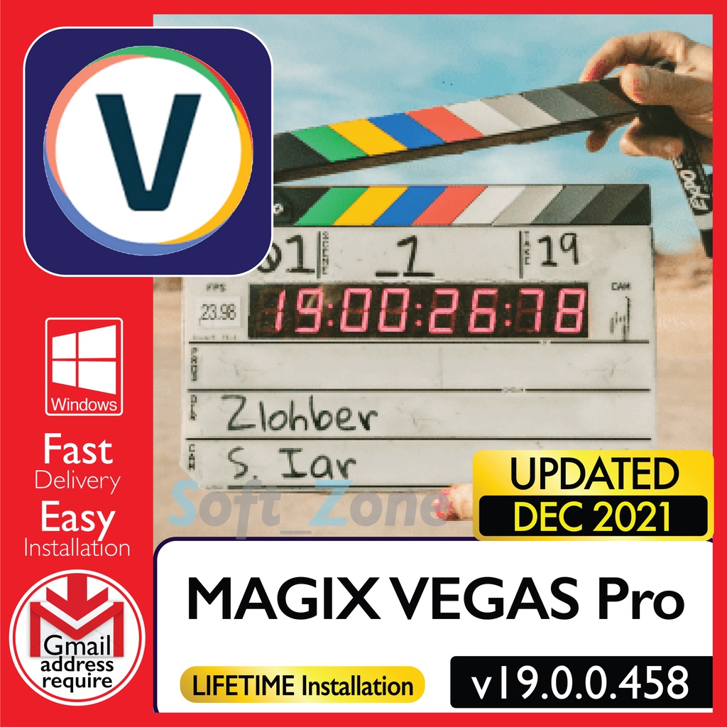 

MAGIX (SONY) VEGAS Pr 19.0.0.458 - Vd Prdctn, Ad Edtng & Dsc Athrng [WINDOWS x64] - Dgtl Dwnld