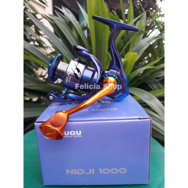 Reel Katrol Kerekan Gulungan Pancing Fugu Nidji Rel Ril Rell Rill Ultralight Power Handle 1000 Murah