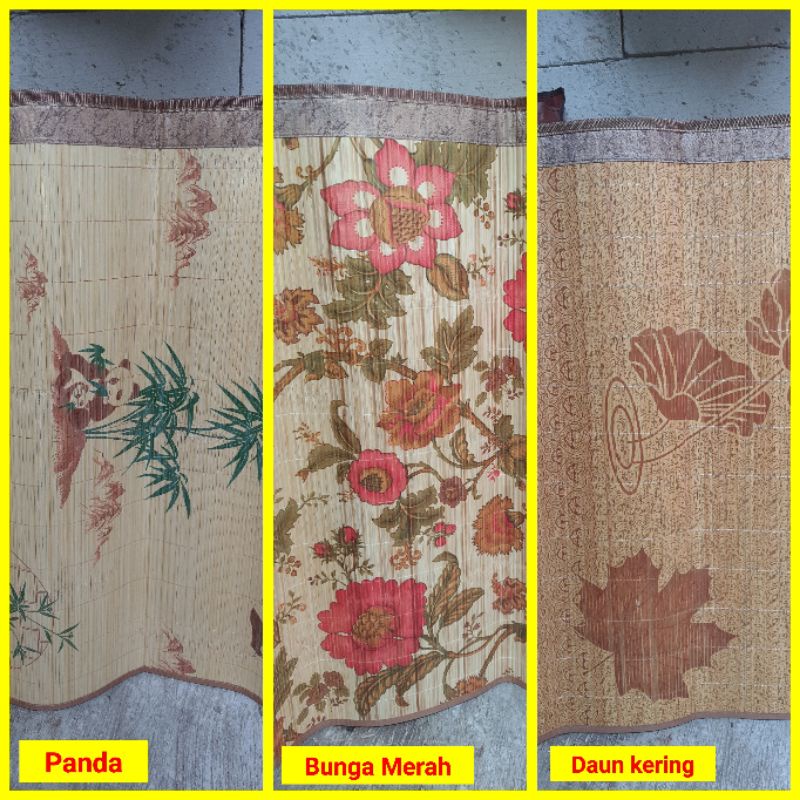 [Cod] TATAMI BAMBOO MAT Lampit Tikar Bambu Ukuran 180 x 200