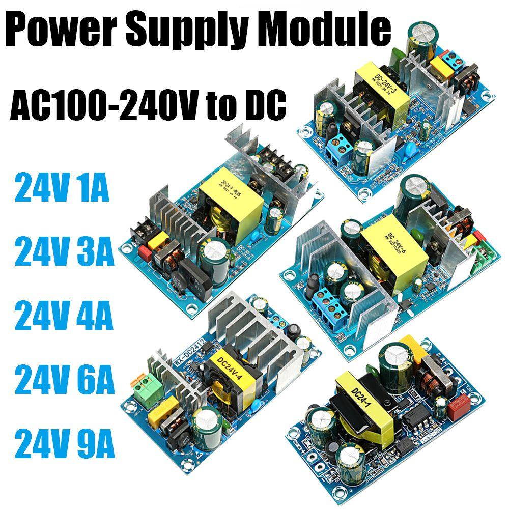 Preva Modul Power Supply Proteksi Konsleting Adaptor Stabilisasi Tegangan AC100-240V Ke DC 24V