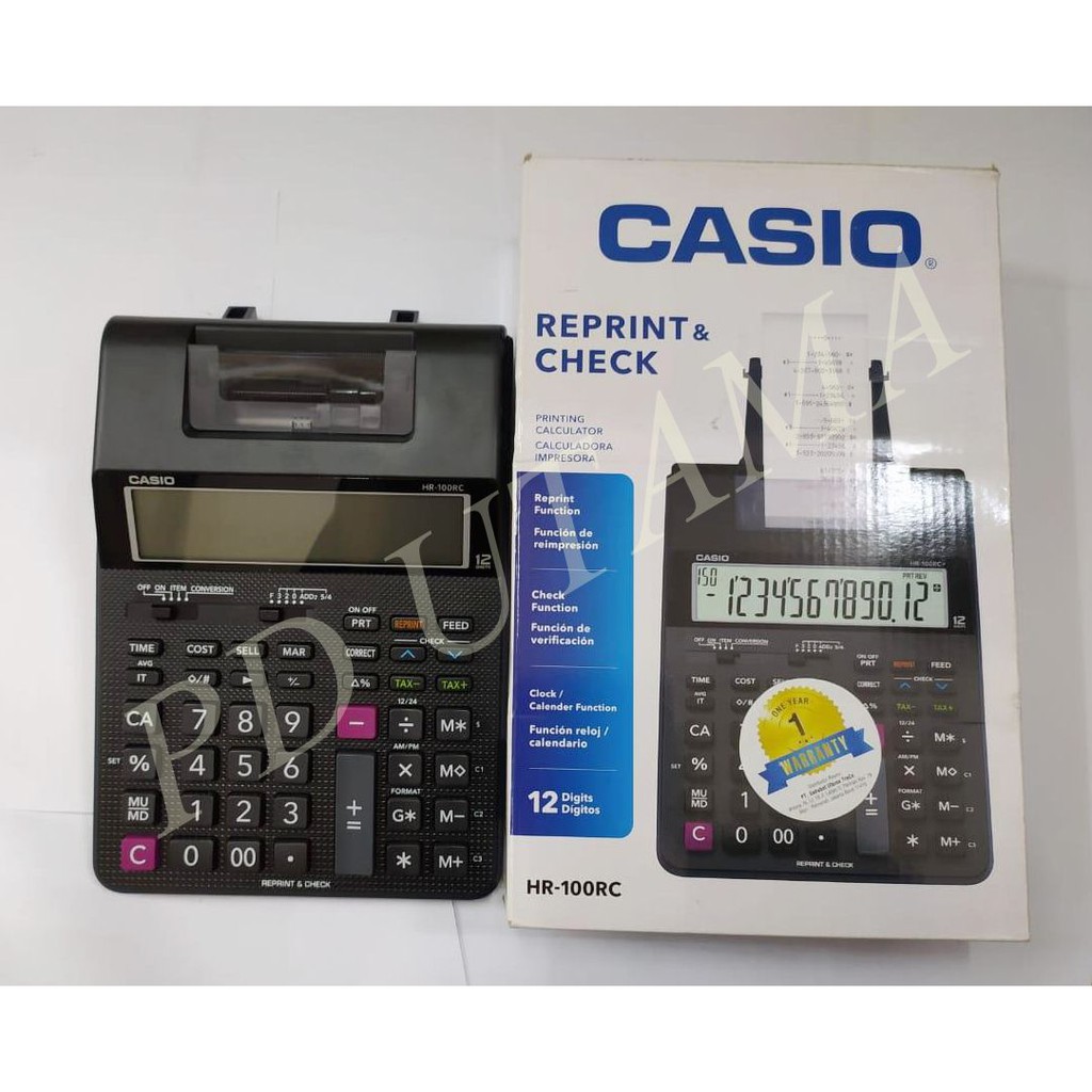 

KALKULATOR TELSTRUK CASIO HR - 100RC