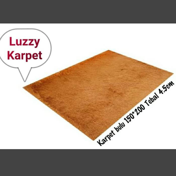 MURAH MERIAH METERAN KARPET POLOS / KARPET KANTOR / KARPET C9W4 bulu lembut 150*200 Tebel 4cm - hit