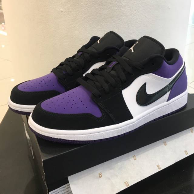 air jordan court purple low